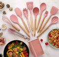 Kit 12 Peças Colher para Cozinha de Silicone