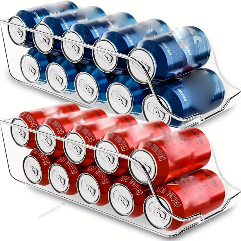 Estante de Armazenamento de Latas e Bebidas