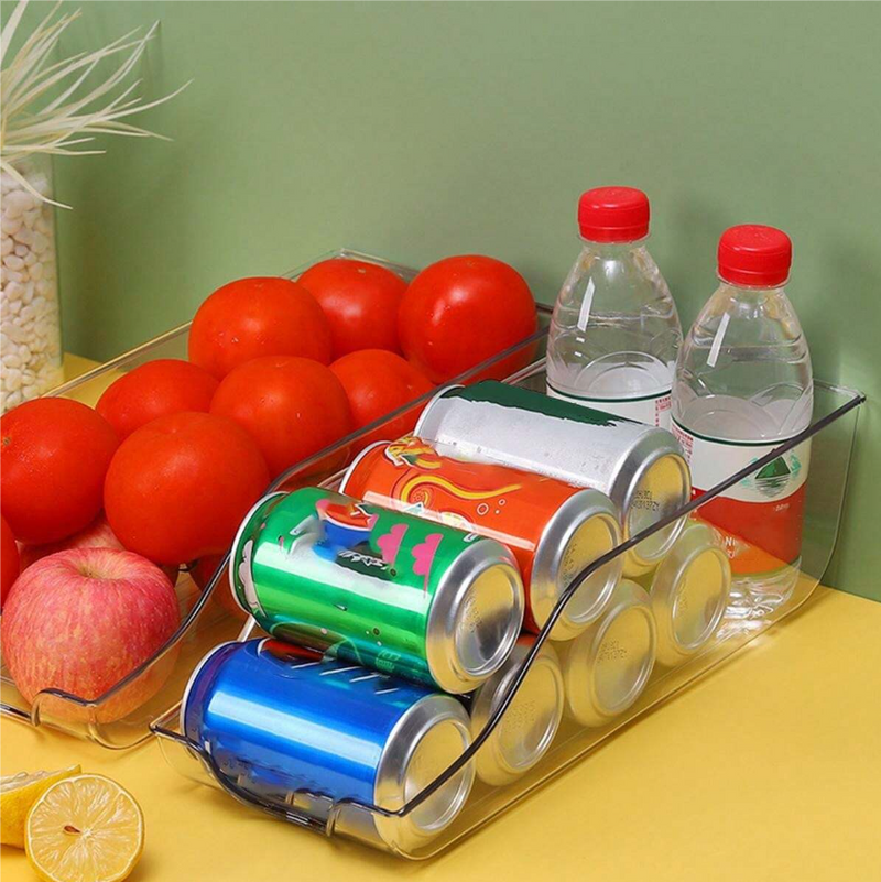 Estante de Armazenamento de Latas e Bebidas